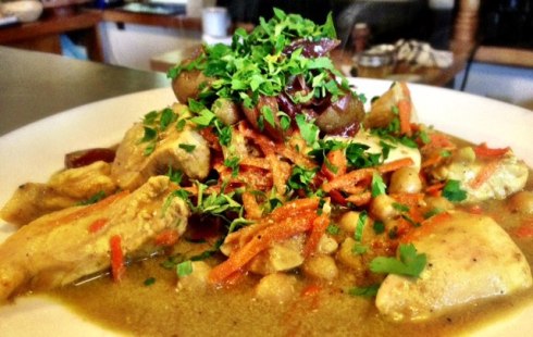 Chicken curry with parsnips //Photo courtesy of Nourish Cafe and Bistro