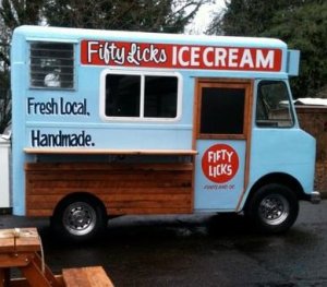 Fifty Licks Ice Cream Truck// Courtesy of Fifty Licks Facebook Page